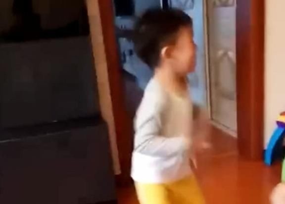 同一时刻|妹妹学会走路了,哥哥比爸爸还激动,画面简直太有爱了