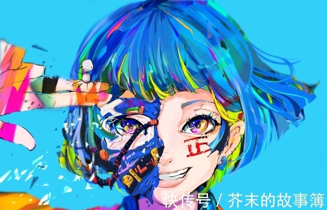 插画师!一眼惊艳的人物角色手绘插画,用来做头像也很nice