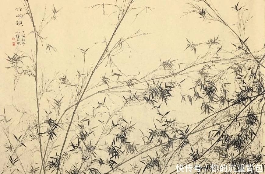 冷军的油画竹子和90后大叔池静山笔下的墨竹,你更喜欢哪个呢