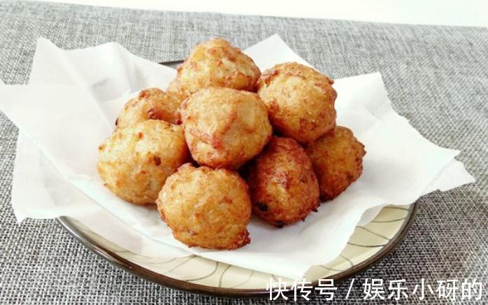 炸藕丸子,记住两个窍门,炸好后又香又酥,直接吃或者炖菜都不错
