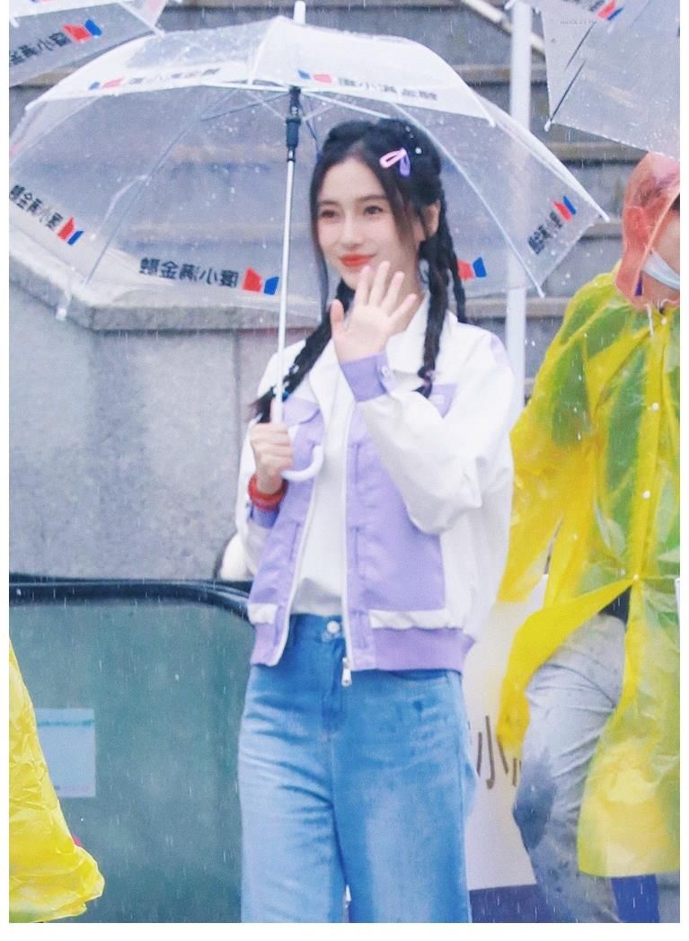 造型|奔跑吧黄河山东路透，angelababy造型清纯，宋雨琦水肿，白鹿养眼