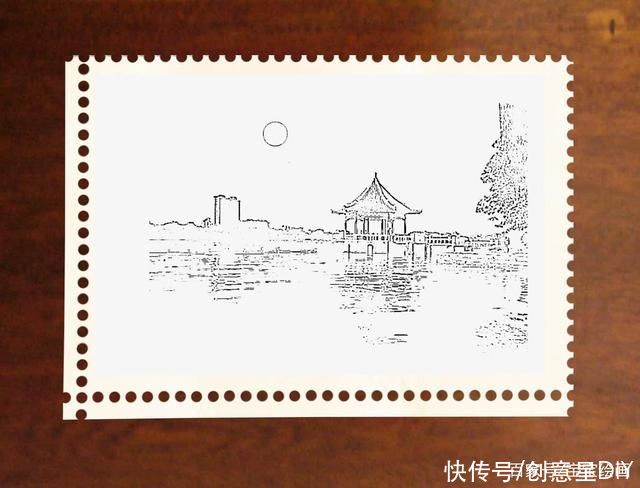 风景|风景宜人的大明湖，还可以这样画出来