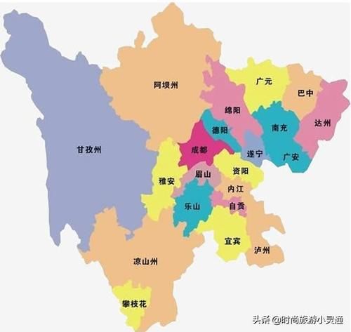 四川省各市域面积排行——成都市第六，哪个市域面积最大？