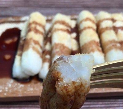 红糖糍粑,软糯香甜,外皮脆而不硬,糯叽叽的让人毫无抵抗力