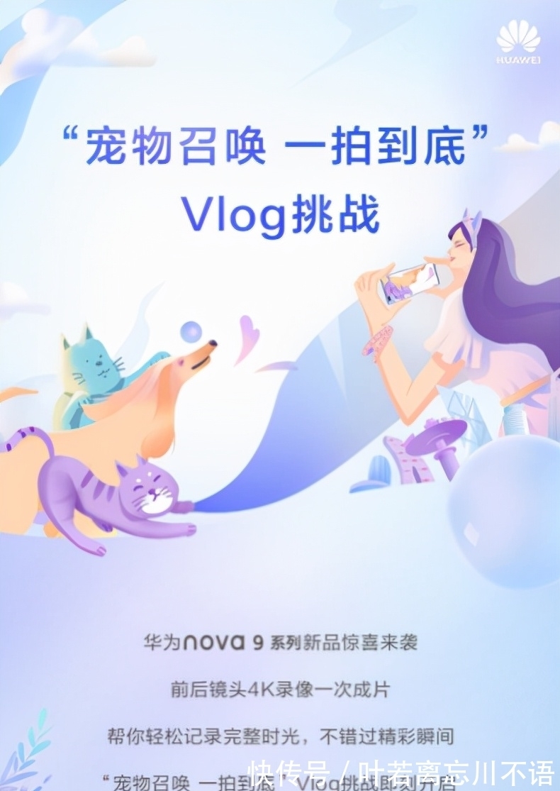 拍摄|华为发起“宠物召唤一拍到底”挑战，揭示了nova9系列这几个亮点