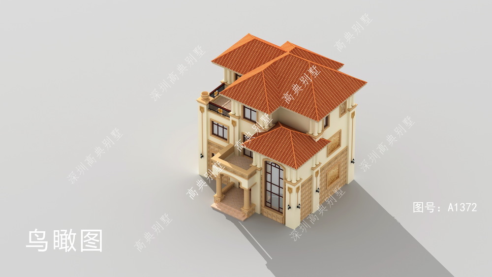 别墅|这款欧式三层别墅,整体简约时尚,经典不宜过时。