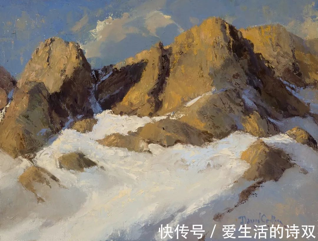 卢伯克$大卫·格里芬的风景油画高清图,放大看,更迷人