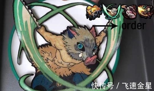 大佬|当《鬼灭之刃》被做成煎饼,祢豆子让人不舍下手,炭治郎像个黑炭
