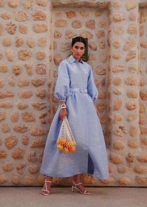 蓝色，穿对了显白有气质！