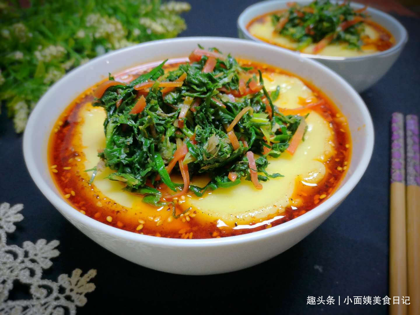 天冷了,来个懒人版搅团,10分钟上桌,暖身暖胃,吃完特舒服