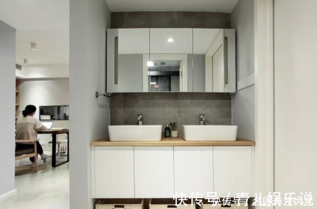 餐厅|100平婚房,不要电视墙不买茶几!全屋极简风,太明智了!晒晒!