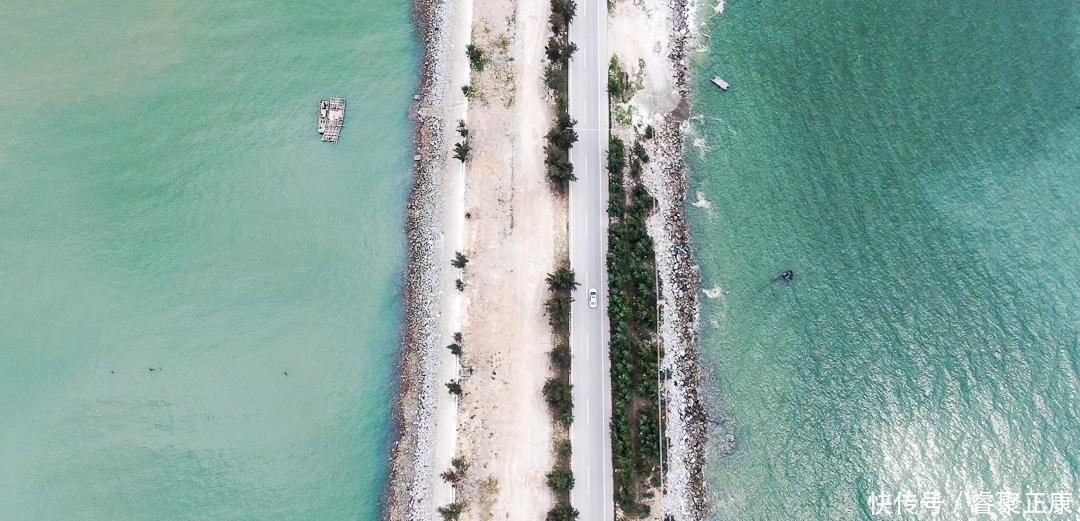 三墩岛|广西三墩岛最美的海上公路，现在就出发，奔赴一个碧海蓝天