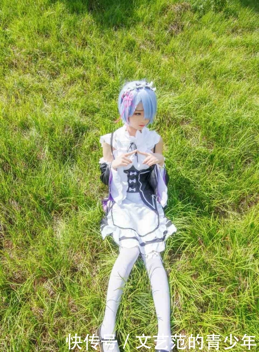 正片|cos:女仆装的蕾姆妹子cos正片@?羽天Shine