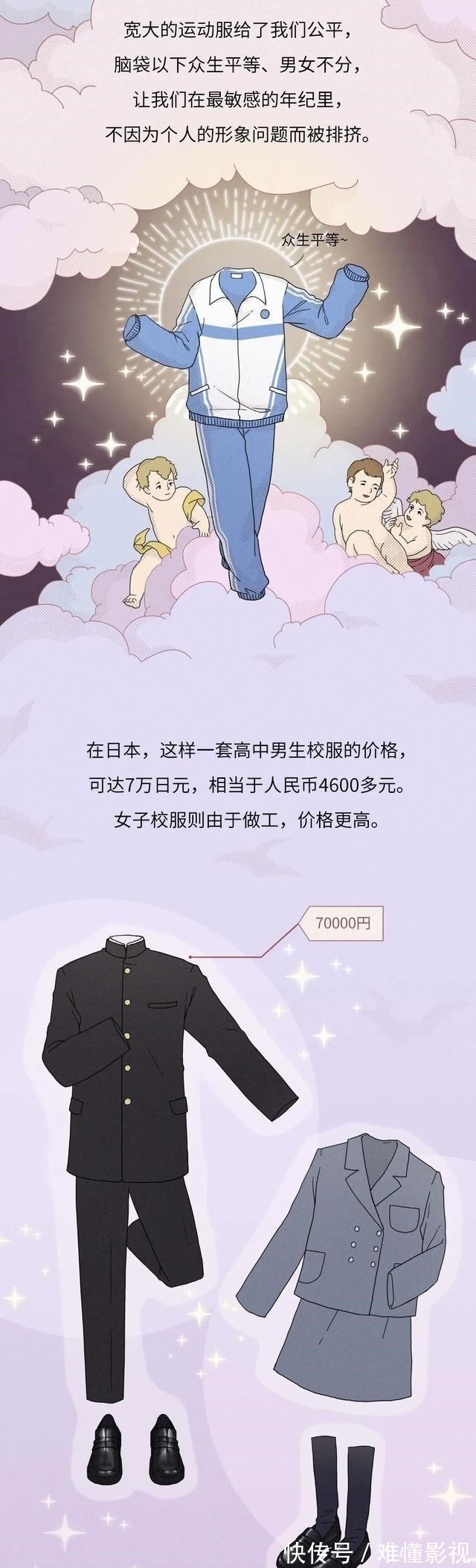 校服|中国校服为啥这么“丑”？一组漫画「科普」背后奥秘，看完懂了！