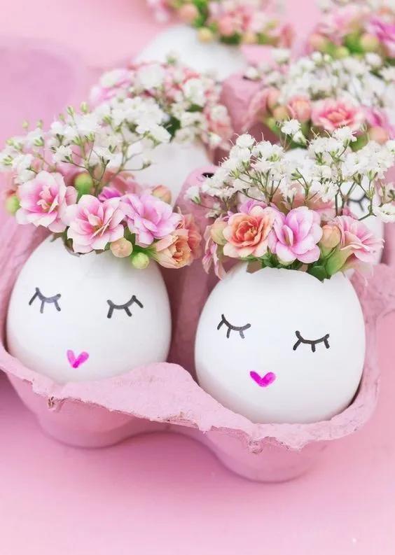 鸡蛋壳&蛋壳创意手工,大人小孩都可以学,只是简单画画,成品非常好看