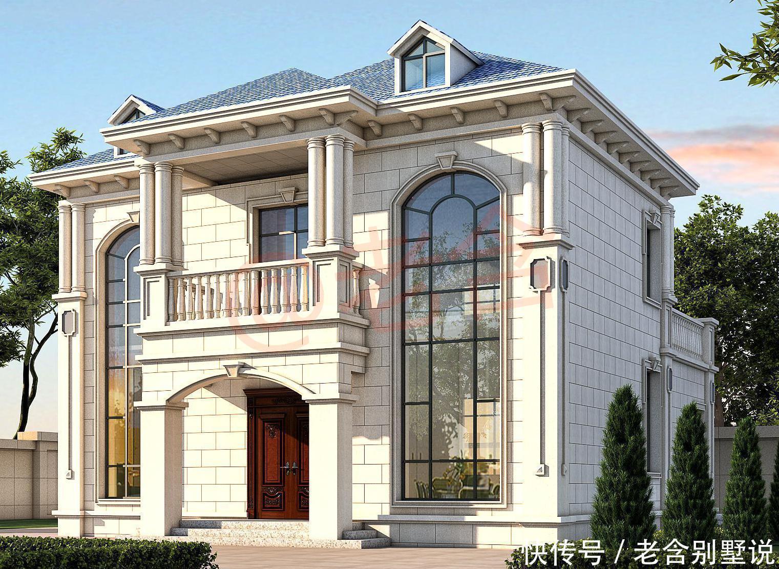 自建房|农村受欢迎的2套二层别墅设计图,造价仅18万,自建房不二选择