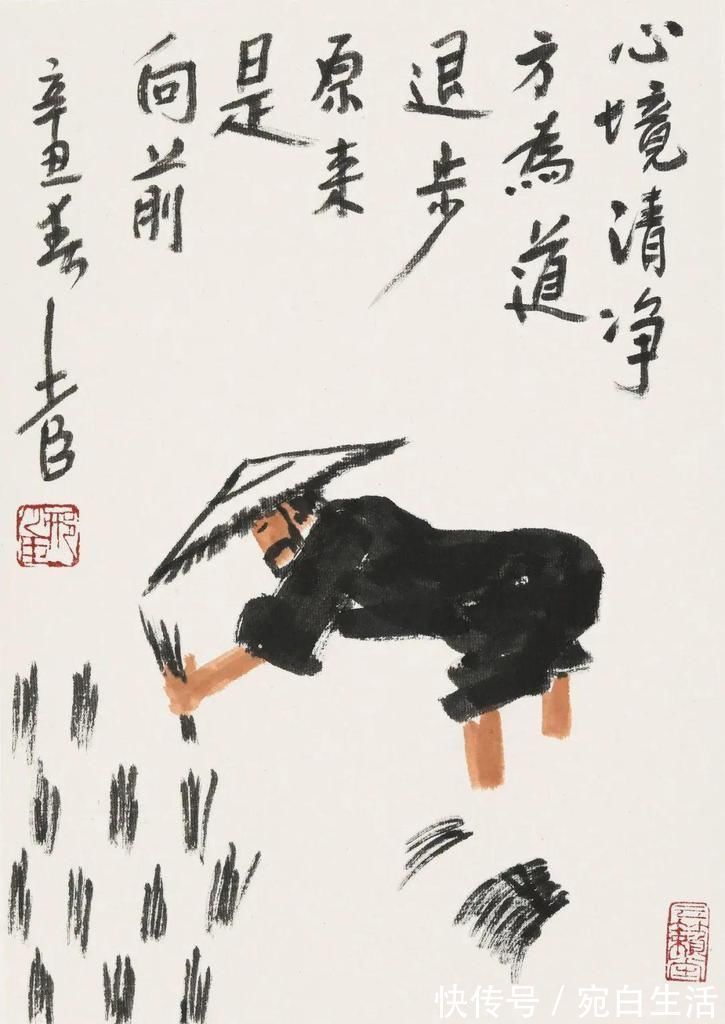 花鸟|变通！好的画家都善变，看黑乎乎的花鸟画家画人物啥样？