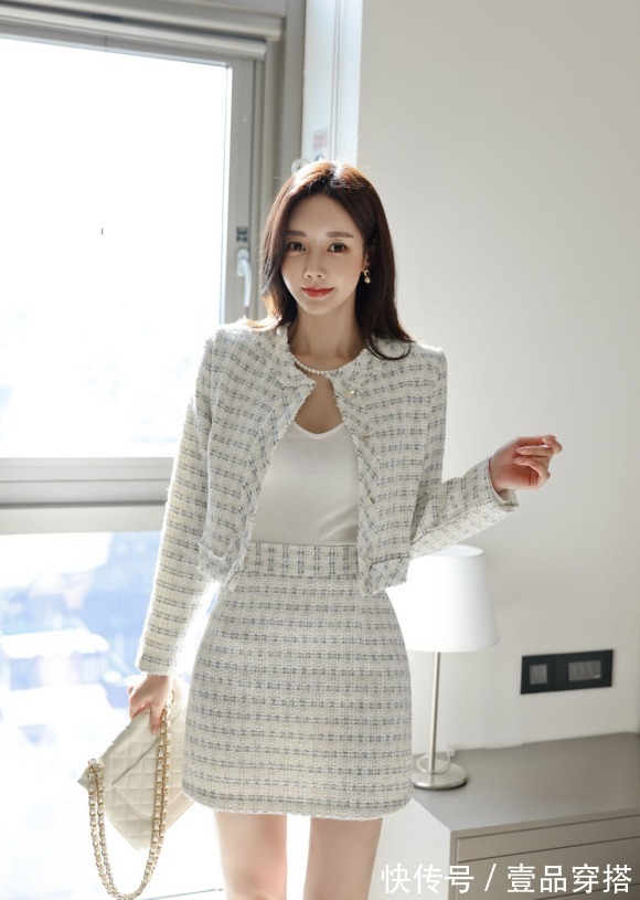 时尚搭配|女神孙允珠的时尚搭配：波旁王朝巴黎复古小香风西装
