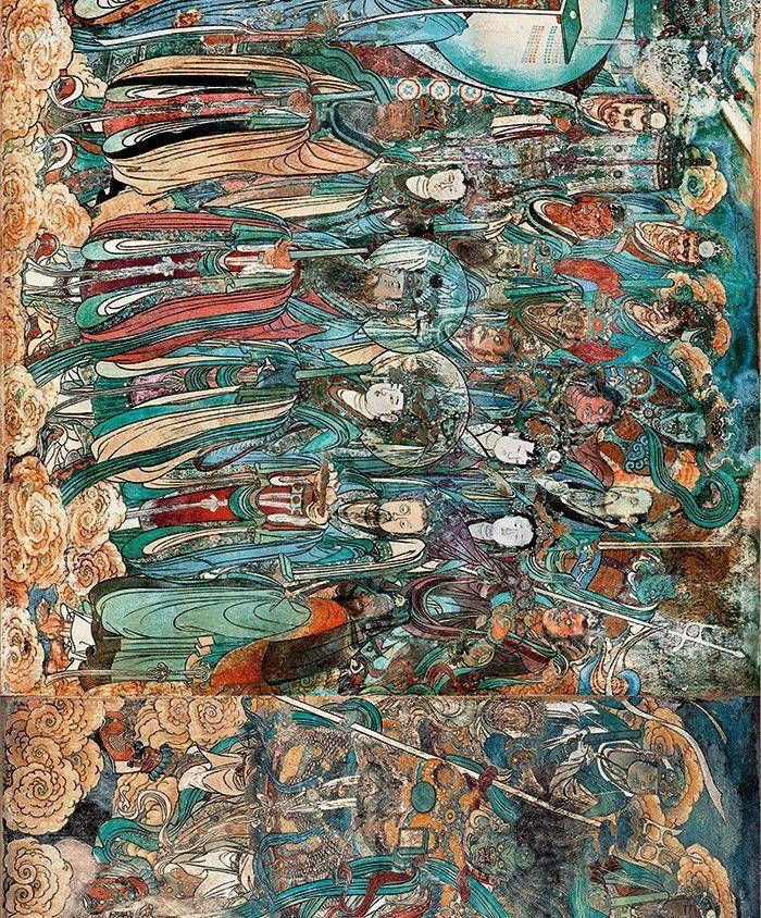 元始天尊#鉴赏|永乐宫壁画里的色彩美学