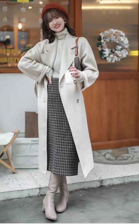 穿搭 “格纹裙”高级又养眼!喜欢的赶紧穿起来,让你变温柔