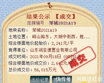 地价|近38亿!99宗成交!邹城土拍年度总结出炉!