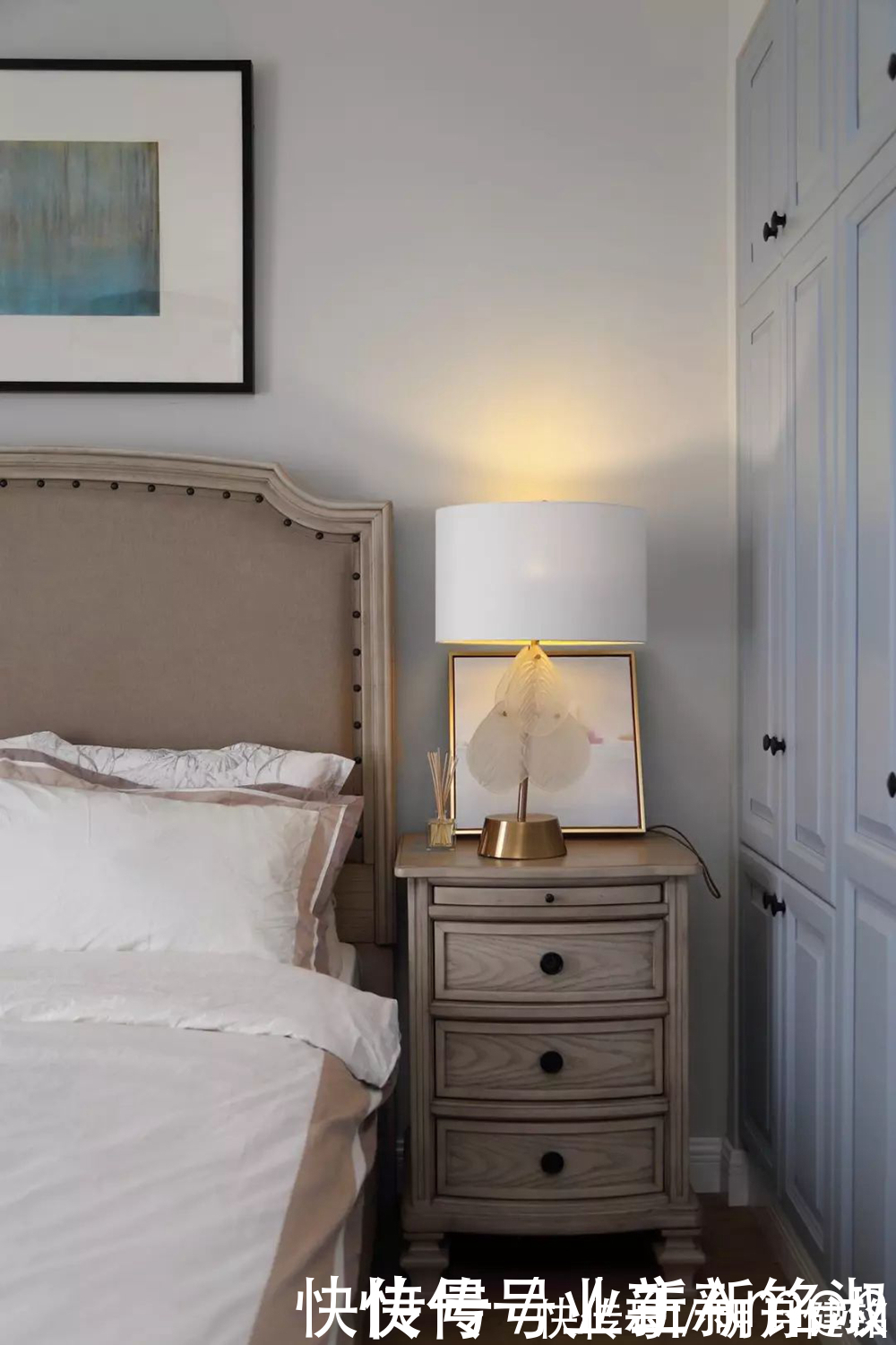 电控柜|大房型想设计美式轻奢风格，187平的大平层这样设计，优雅高品质