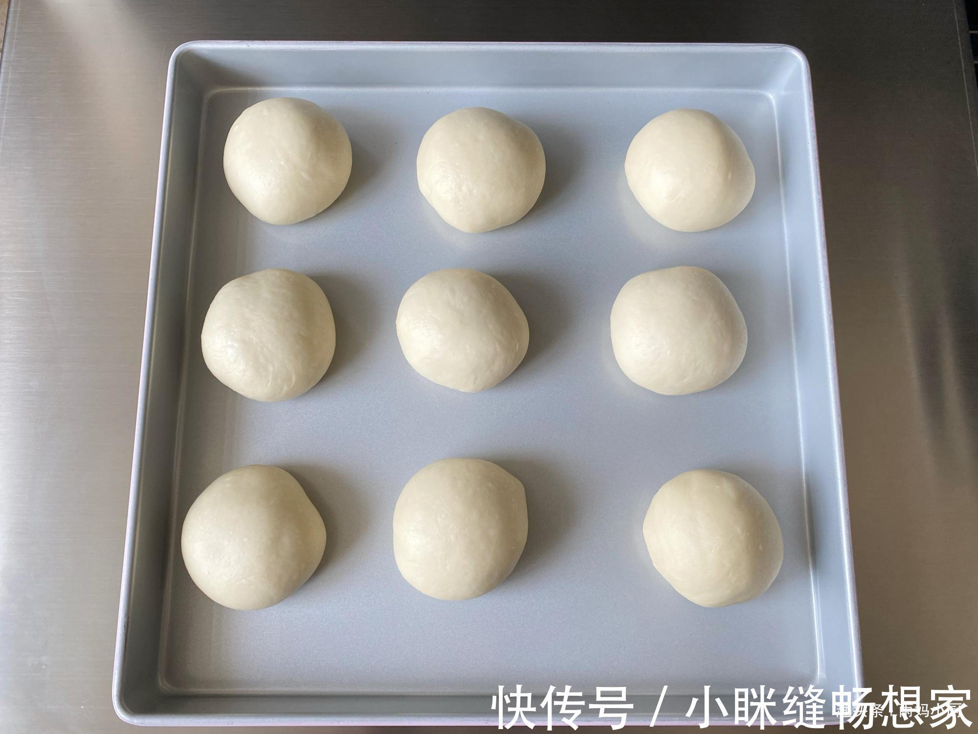 手把手教你1次发酵的基础汉堡胚，好吃方便又好做，馅料随心加