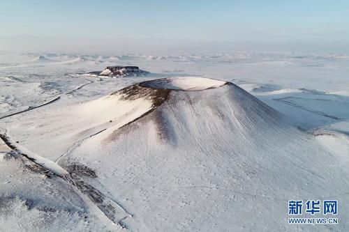 察哈尔|察哈尔火山群雪景如画