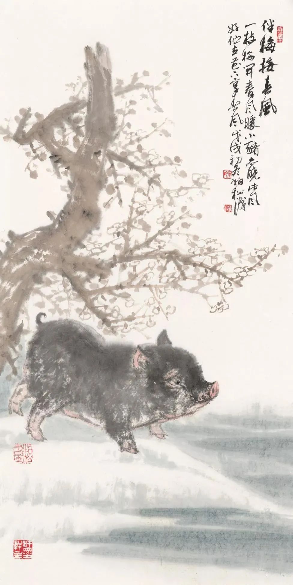 弃武从文!笔歌墨舞·喜庆元宵——壬寅2022年宋柏松国画作品鉴赏