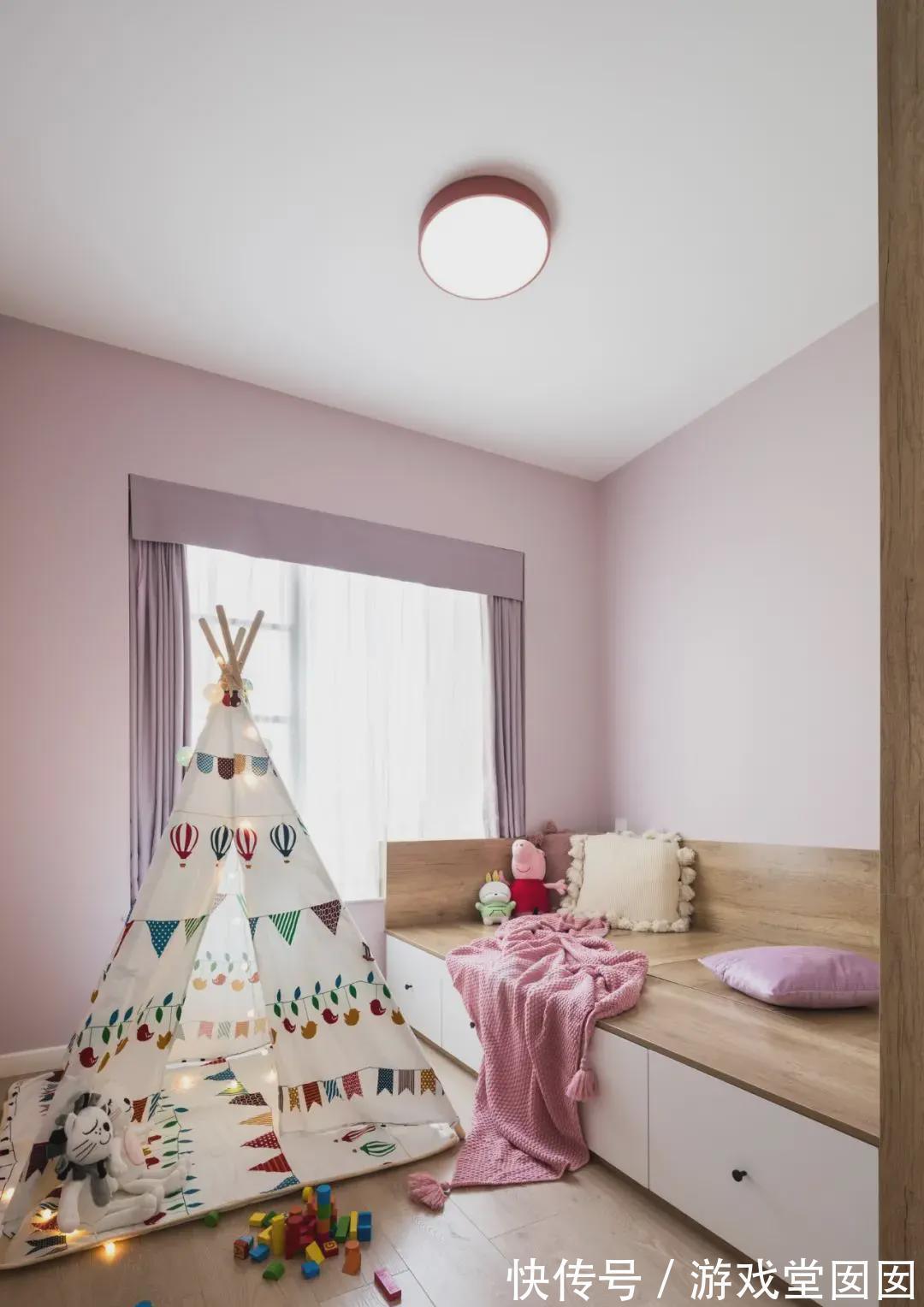 薄荷绿|92㎡浪漫北欧风装修,温暖好色,超实在的一房多用