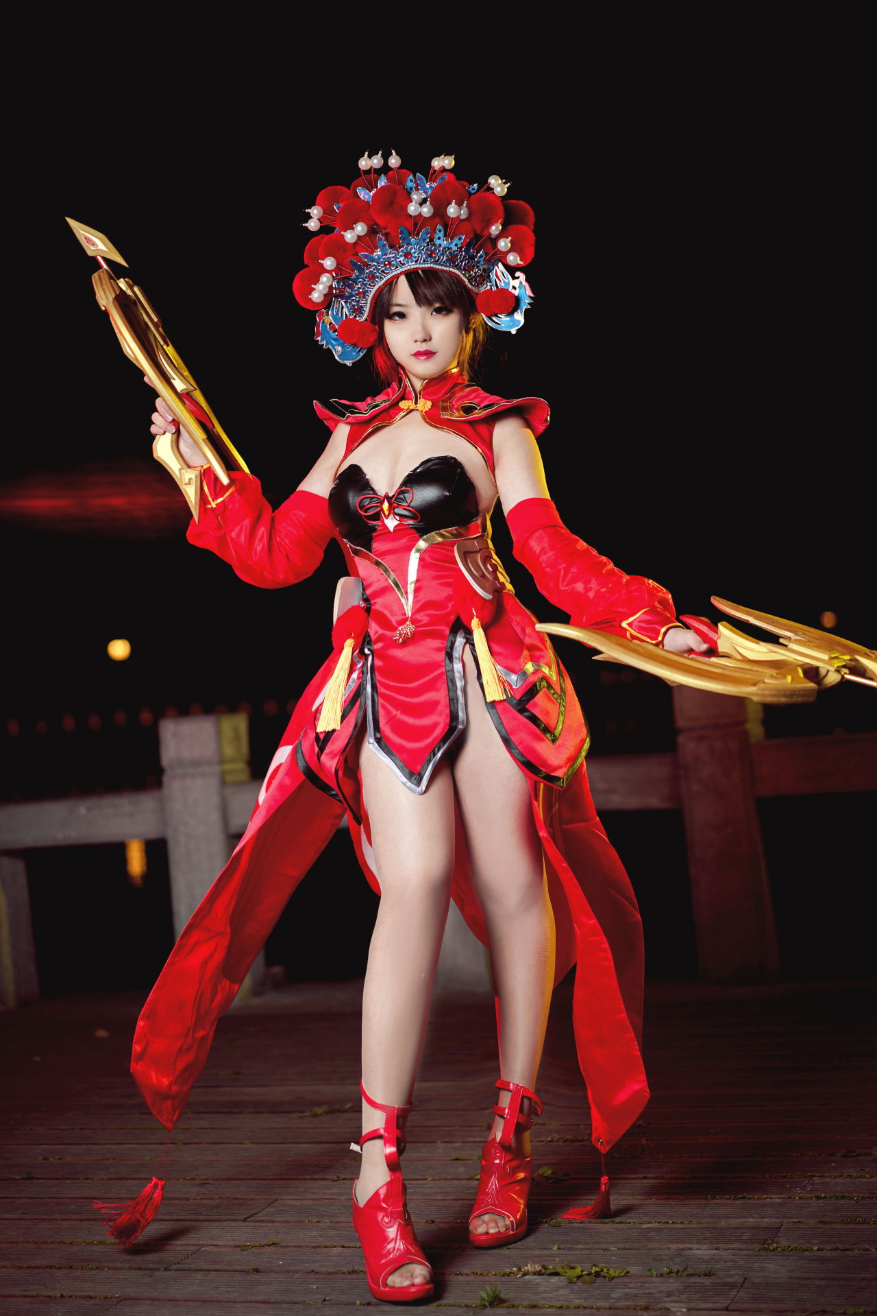 荣耀|王者荣耀 虞姬霸王别姬cosplay，妾随大王，生死无悔