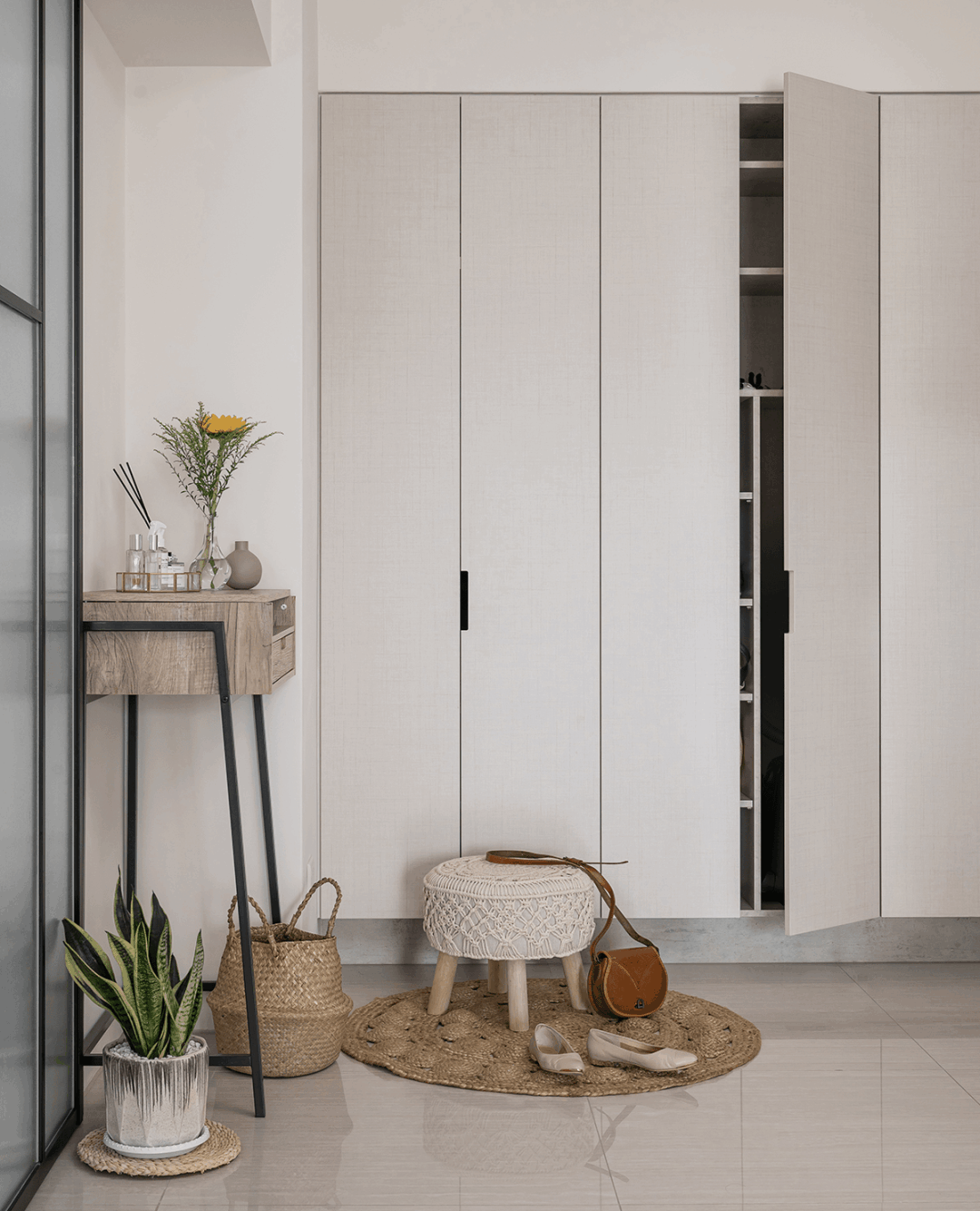 客餐厅|118㎡美居柔雅纯净，氛围温馨精致