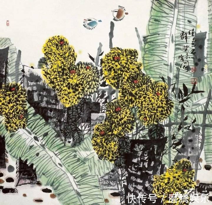 意象|鲜活的气象现代的形制——著名画家赵先闻画菊花