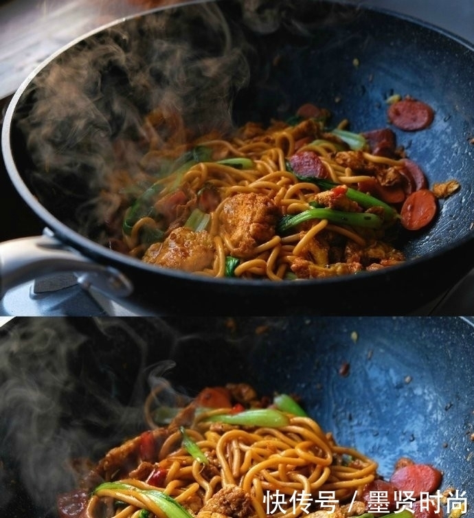 卫生|自己做炒面 既好吃也不油腻,做法简单,干净卫生, 面条筋道