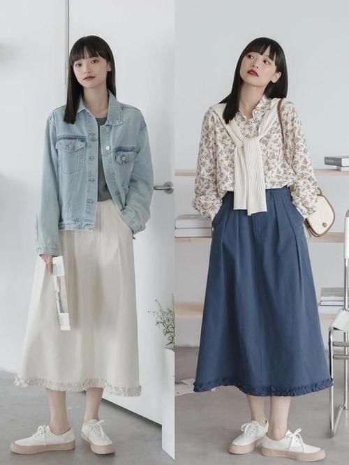 中性|立秋，“半身长裙”的正确打开方式：搭配这几件上衣