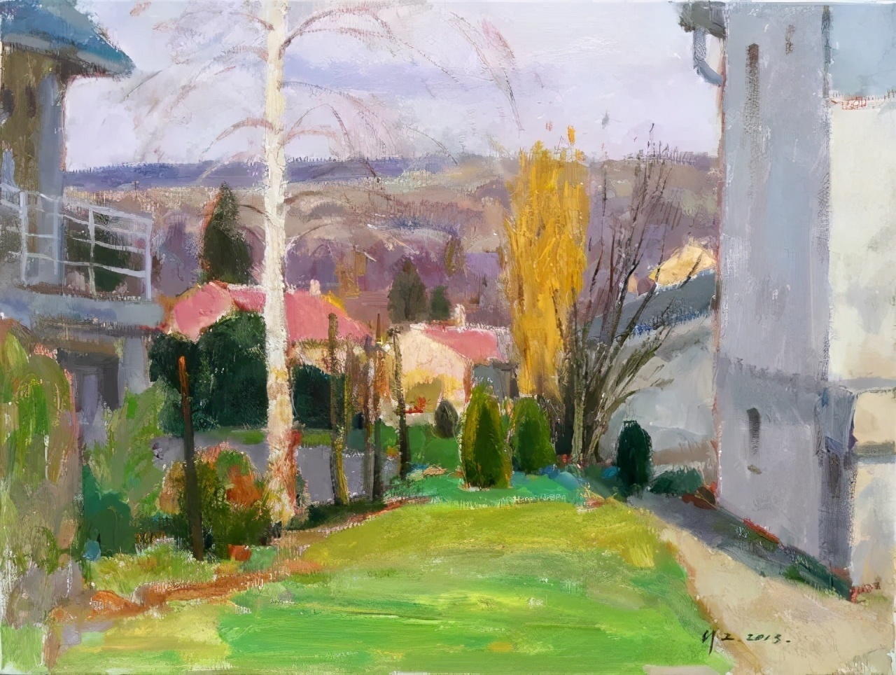 高级色彩,沈行工独特的诗意性油画