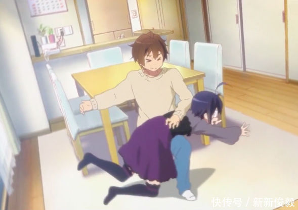 安塞腰鼓|动漫中的“安塞腰鼓”名场面,轻轻一拎,萌妹抱回家