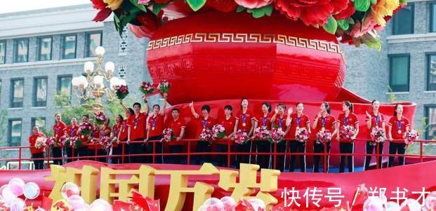 惠若琪|为祖国庆生！中国女排送祝福，朱婷领衔，惠若琪和张常宁出镜