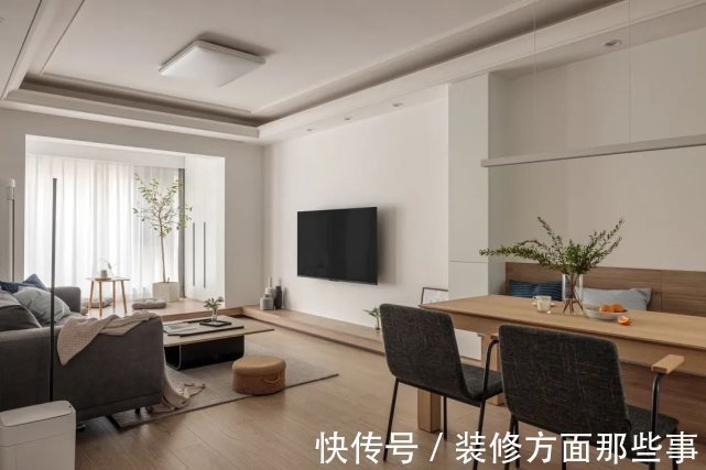 现代|现代简约三居室,超爱的地台式榻榻米卧室!