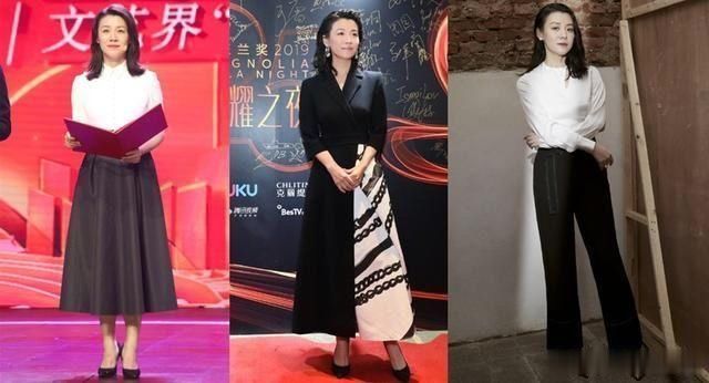 德华|46岁“德华”越老越放得开,紧身裙配鸳鸯袖套,身材丰满太迷人