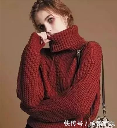 今年最火的高领毛衣,这样穿才够美!