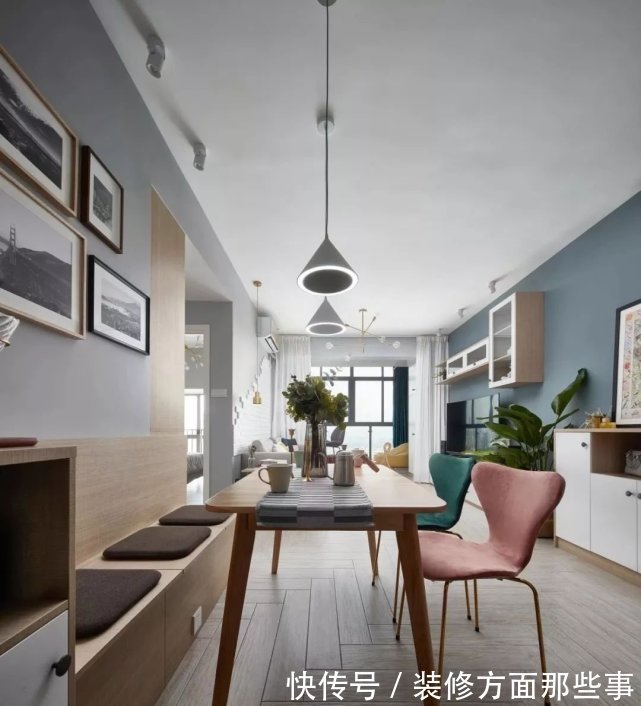 鞋柜|75㎡北欧风小户型,全屋温馨自在,还有一种摩登的美感!