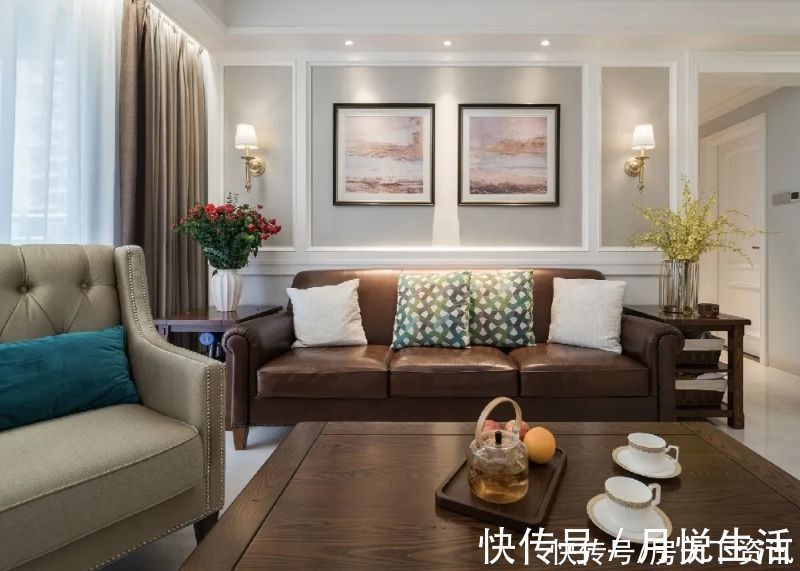 美式风格|100平米的房子装修只花了9万,美式风格让人眼前一亮