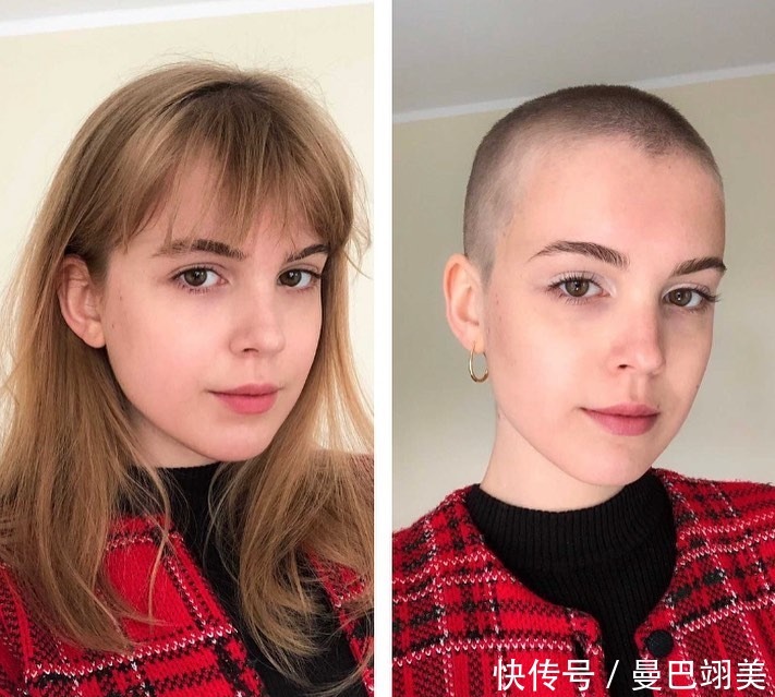 美女|18位美女换发型真大胆,直接剪成小寸头,变化真不小