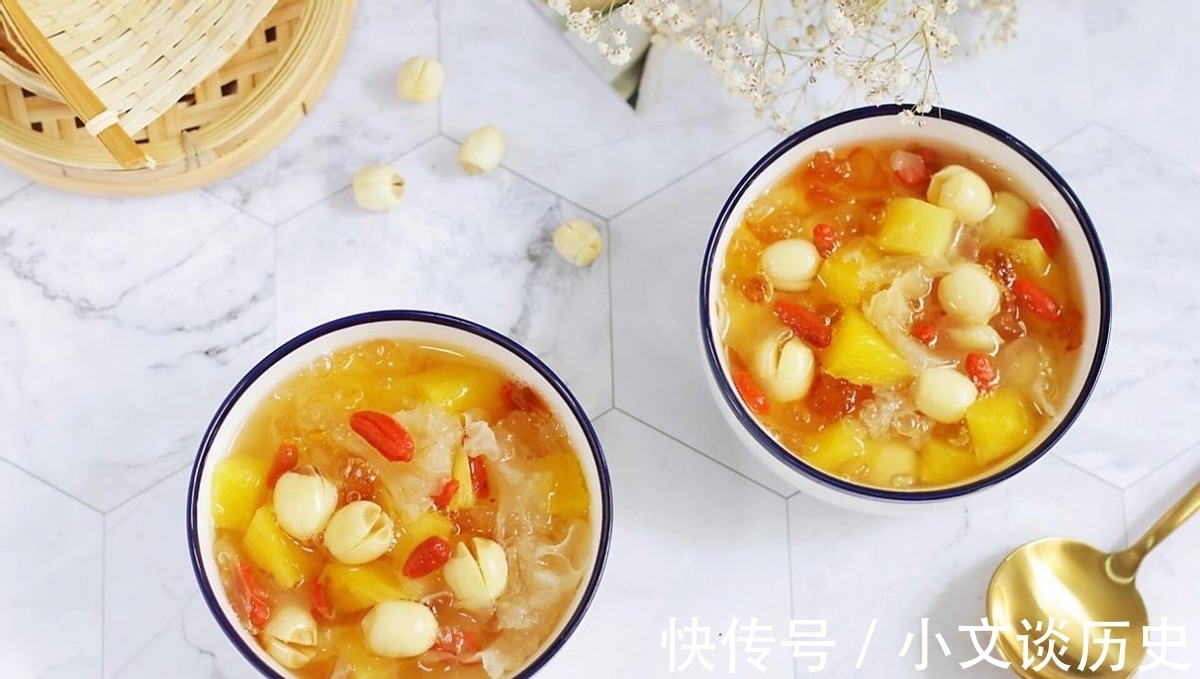 湯汁|秋天干燥，多給家人吃桃膠銀耳鳳梨羹，營養滋補又好喝