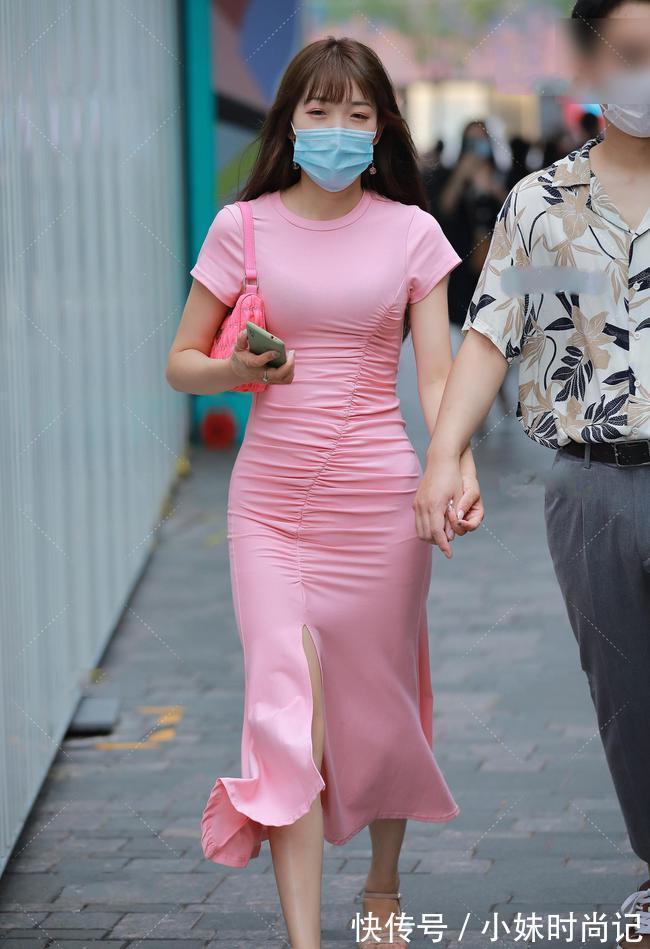 裙摆|高开叉褶皱鱼尾裙,性感妖娆婀娜多姿,多重时尚元素的大杂烩