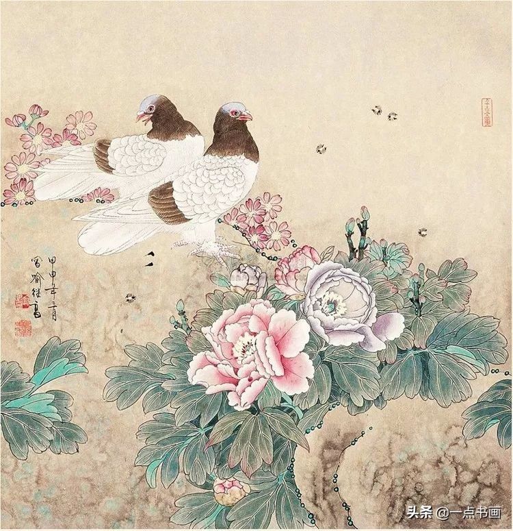 鸽子&喻继高笔下的鸽子，静雅秀丽