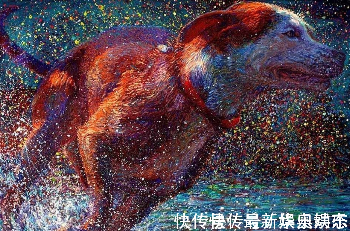 斯科特!扔掉画笔,用手指玩转色彩——美女画家艾里斯神奇的指上绘画