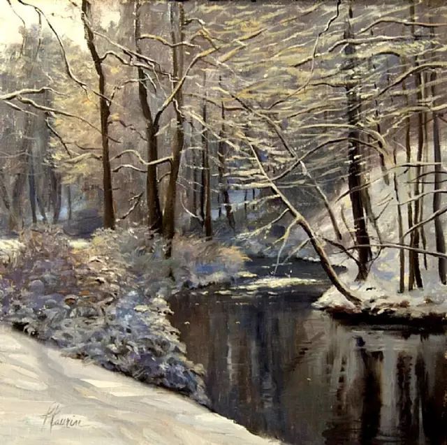 油画#加拿大画家Lili Anne Laurin的风景油画,在形色光影中倾洒出绝美风景