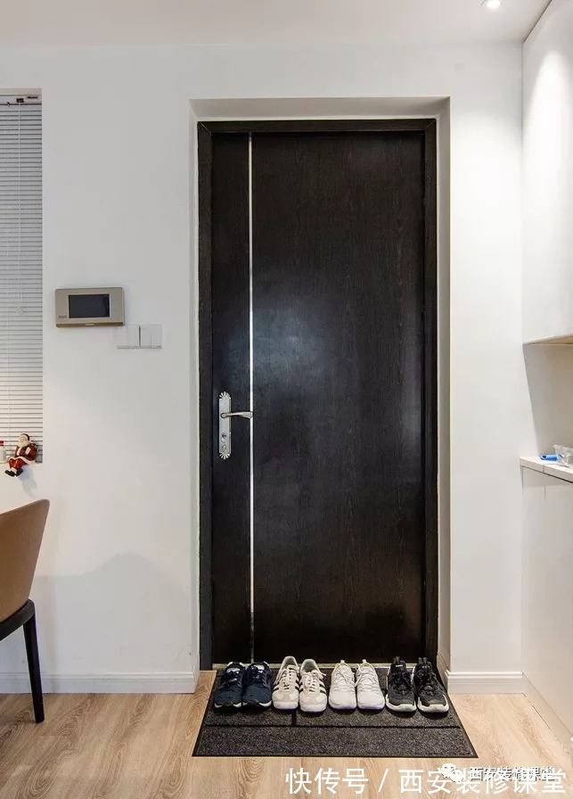 书房|128㎡三室大白墙,也耐看舒适